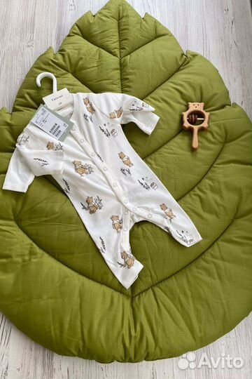 Слип, боди и шапочка H&M