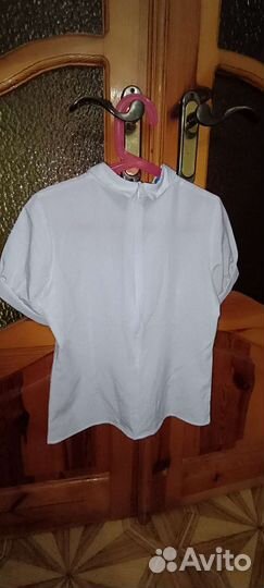 Блузка белая школьная