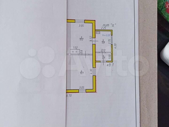 Дом 34 м² на участке 1,5 сот.