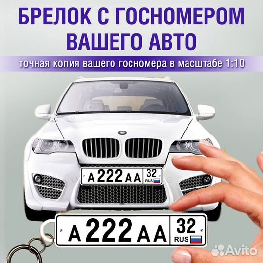 Брелок с госномером в г. Брянск