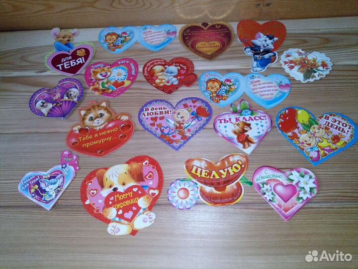 Поздравительные открытки, валентики