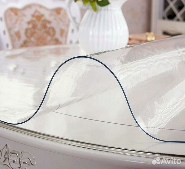 Гибкое/мягкое стекло, силиконовая скатерть