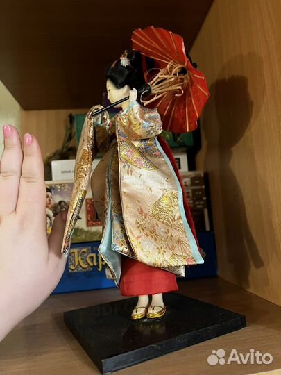 Статуэтка японская кукла ручная работа