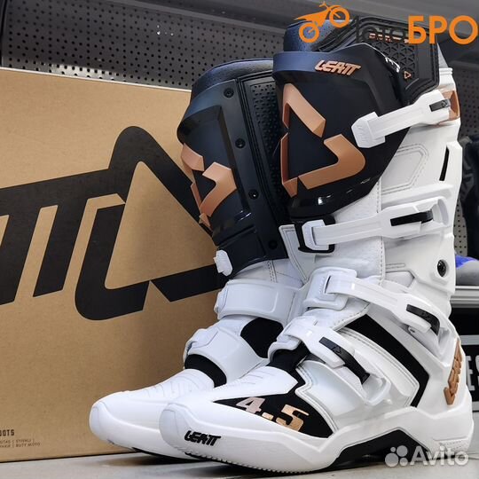 Мотоботы эндуро Leatt 4.5 белые