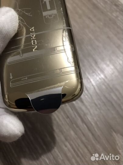 Крышка АКБ корпуса Nokia 6700c gold