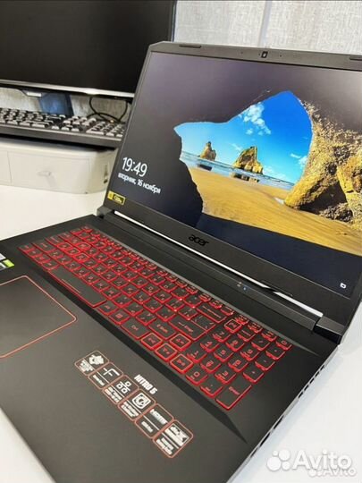 Игровой ноутбук acer nitro 5 an517-52-571m