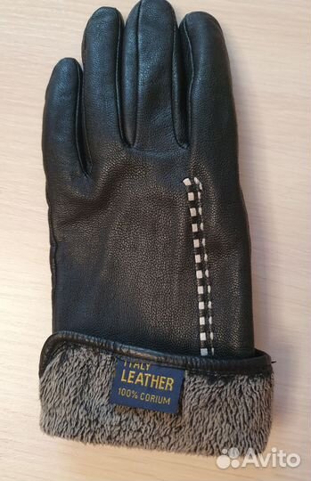 Перчатки кожаные женские
