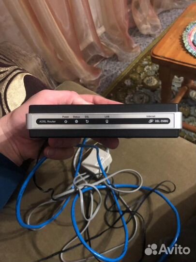D link DSL 2500u + Сплиттер D-Link DSL 30сf