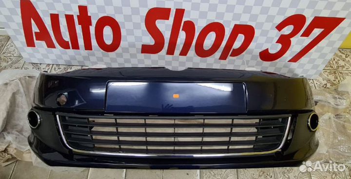 Бампер в цвет в сборе Polo Sedan 11-15