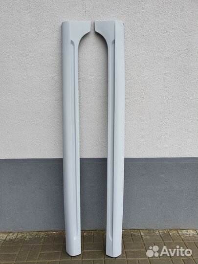 Накладки на пороги CSR Audi A6 C6 дорестайлинг