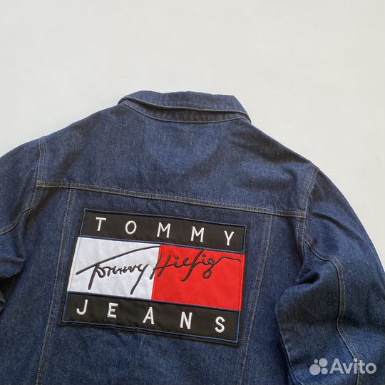 Tommy hilfiger джинсовка big logo stussy carhartt