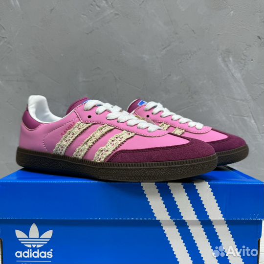 Кроссовки adidas samba OG pink mist