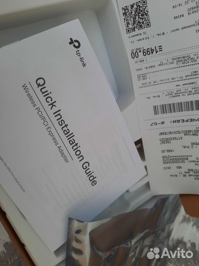 Wifi адаптер tp link PCI express