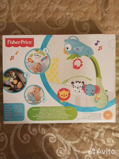 Мобиль на кроватку fisher price
