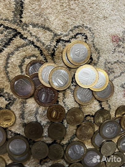 Юбилейные монеты 10 рублей коллекция