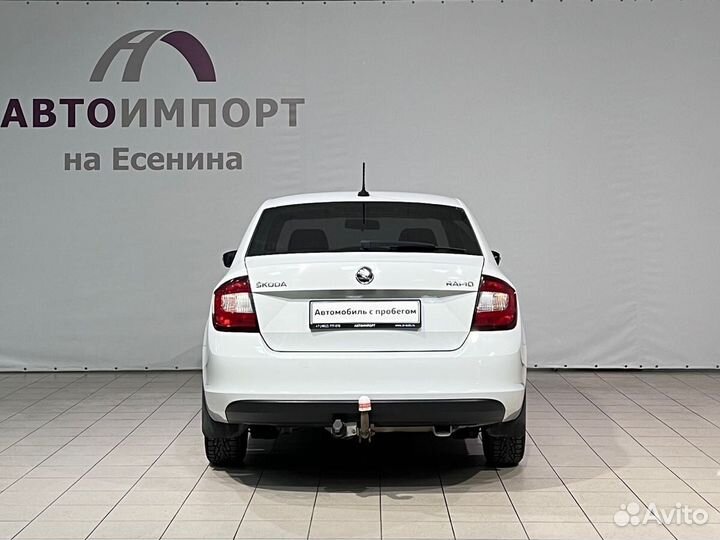 Skoda Rapid 1.6 МТ, 2017, 90 100 км