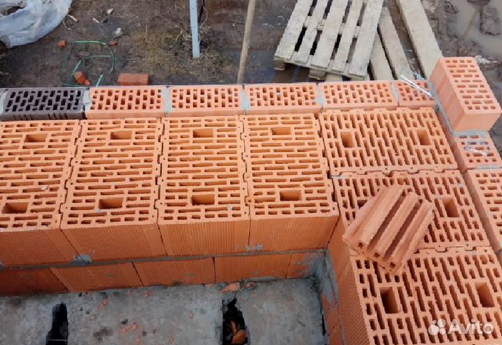 Керамические блоки. Доставка и разгрузка