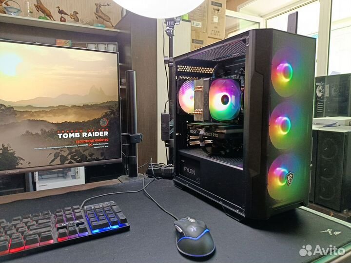 Игровой топ комп RTX 4060 Ti+ Intel I5 12400 F