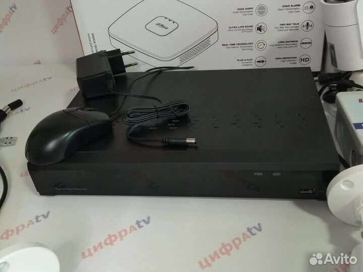 Видеонаблюдение 17 камер IP с микрофоном