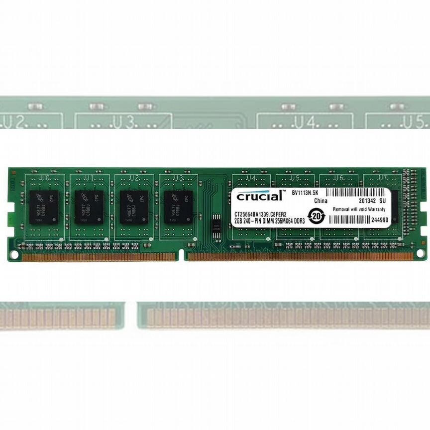 [CT25664BA1339.C8FER2] Оперативная Память Crucial Ct25664ba1339.C8fer2