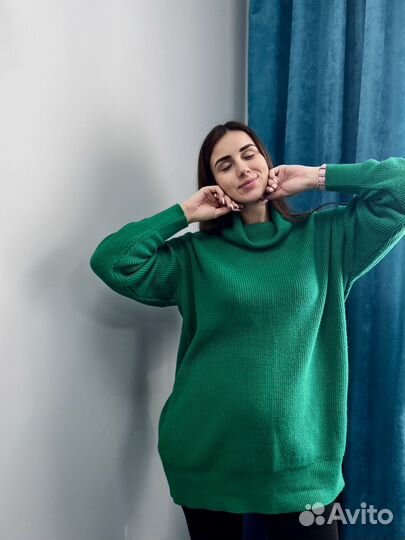 Свитер женский оверсайз 48 50