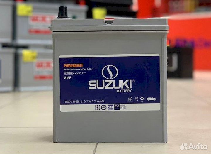 Аккумулятор новый с гарантией и установкой Suzuki