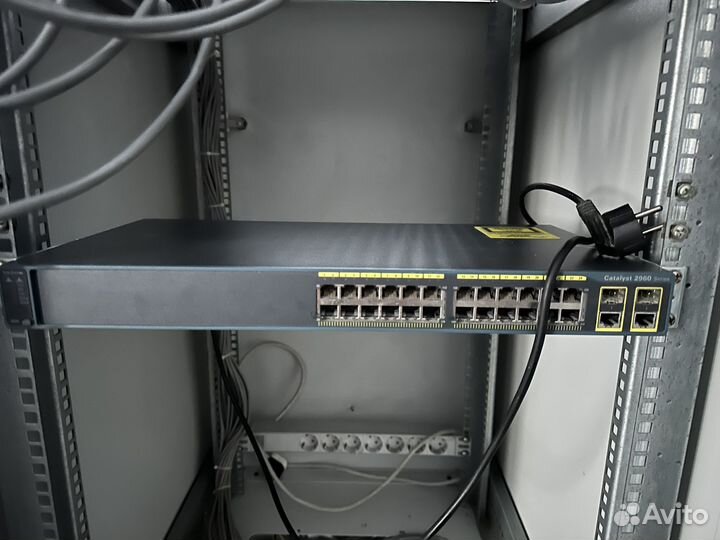 Коммутатор cisco WS-C2960-24TC бу