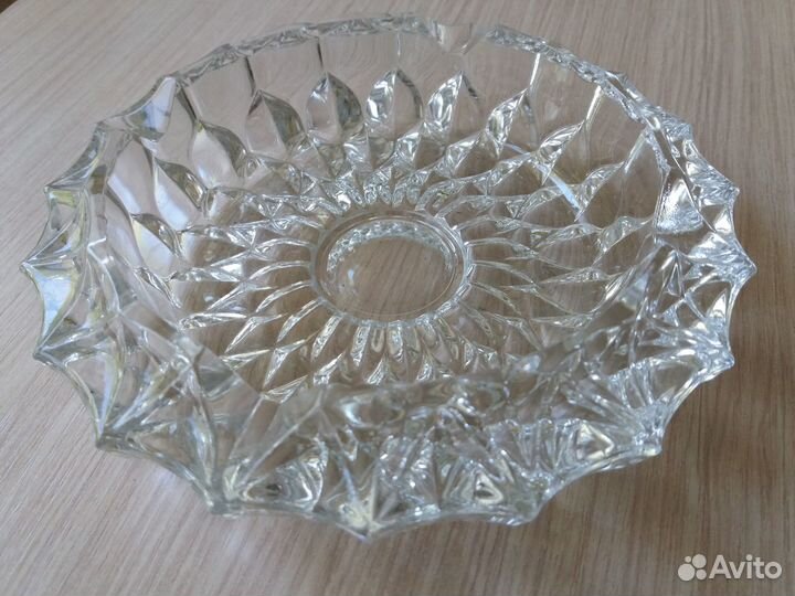 Хрустальная пепельница чехия