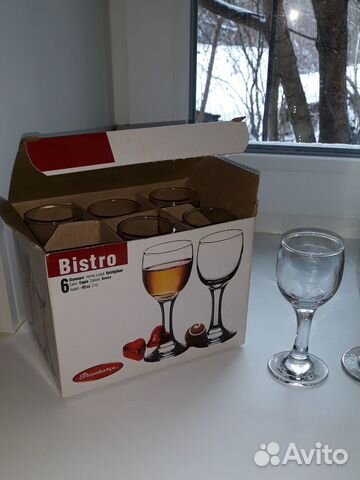 Бокалы Pasabahce 60 мл и 190 мл