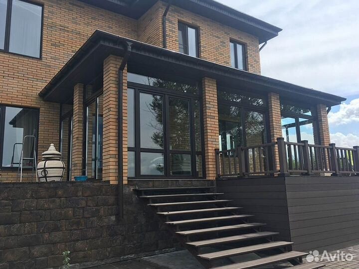 Остекление веранд беседок террас