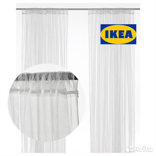 Тюль Икеа Лилль