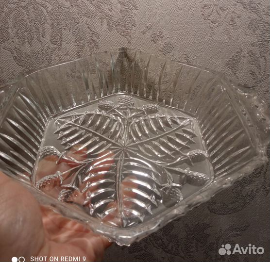Хрустальное блюдо СССР