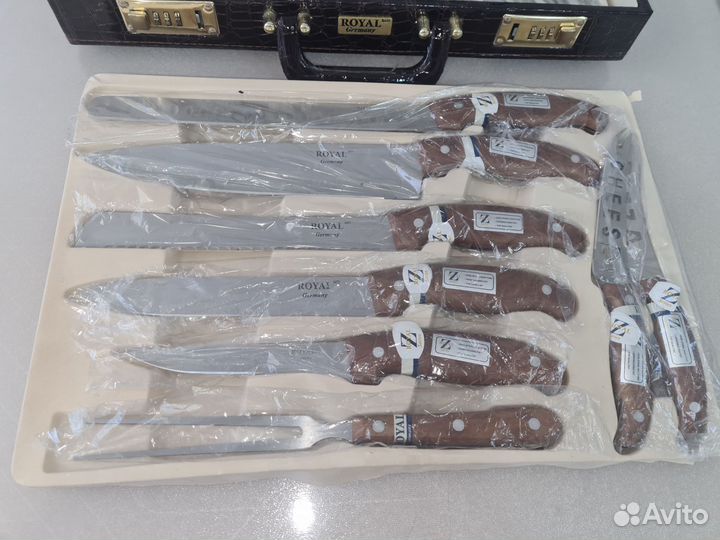 Набор кухонных ножей royal Germany в кейсе