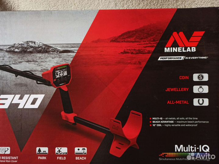 Металлоискатель minelab vanquish 340