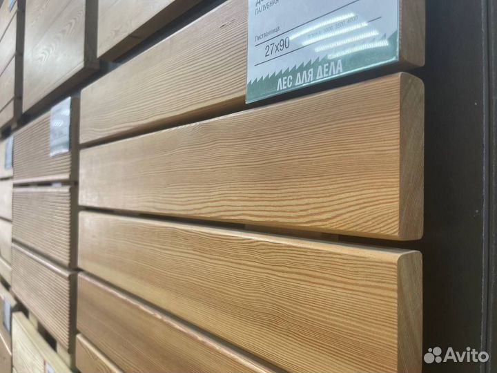 Палубная доска 27*120*4000 сорт D лиственница