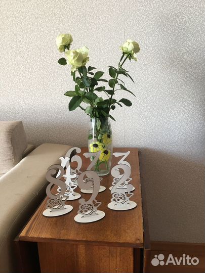 Номерки на столы для рассадки