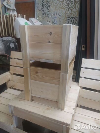 Кашпо горшок для цветов/ ящик для цветов