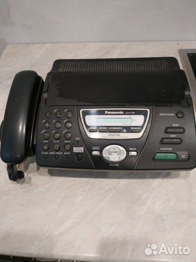 Телефон факс panasonic KX-FT78
