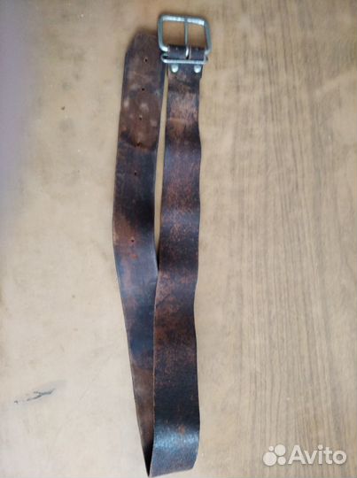 Ремни кожаные с бляхами и кобура