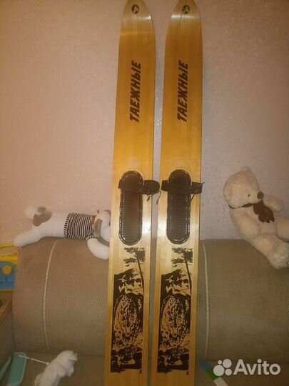 Лыжи охотничьи широкие