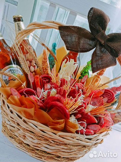 Раки и морепродукты мужские букеты