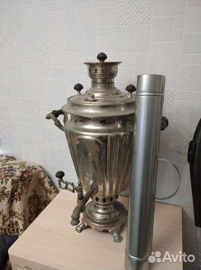 Самовар 7 литров рюмка