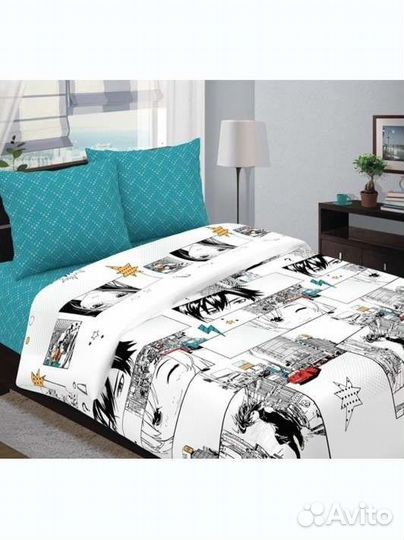 Новое постельное белье 1.5сп
