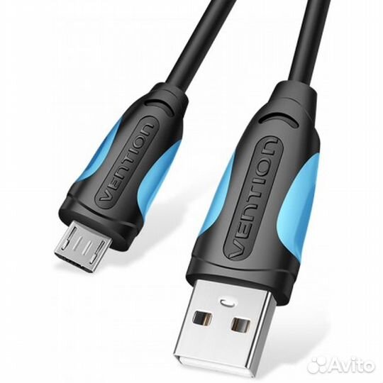 Кабель USB2.0 тип А(m) -microB(5P) 2.0м. #313406