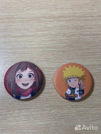 Значки аниме