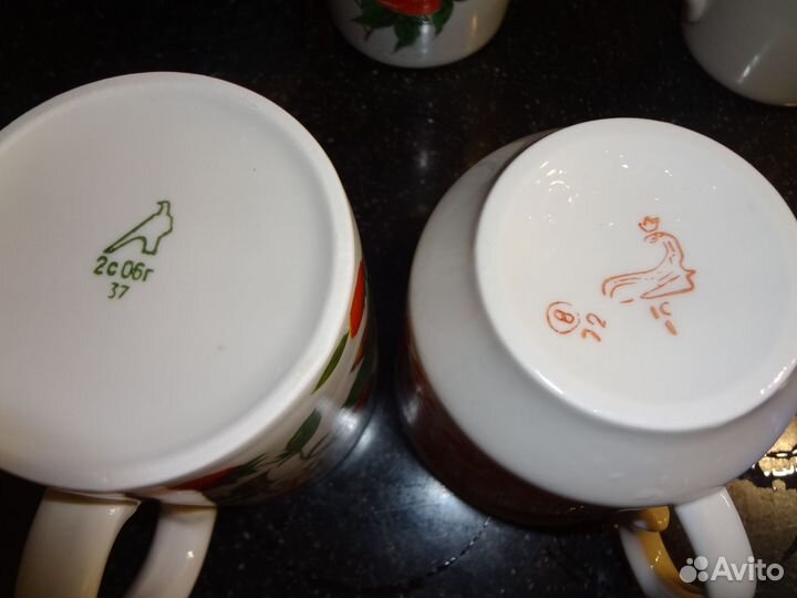 Бокалы фарфоровые Дулево