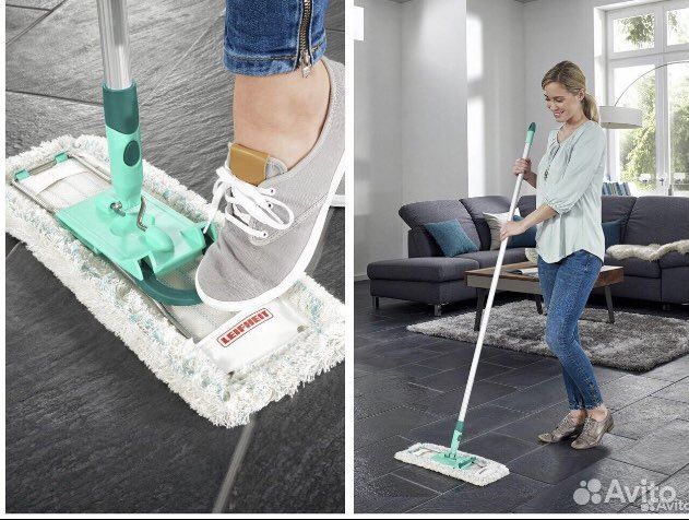 Швабра Profi c телескопической ручкой и насадкой