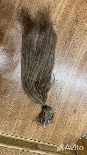 Волосы для наращивания натуральные бу 60 см