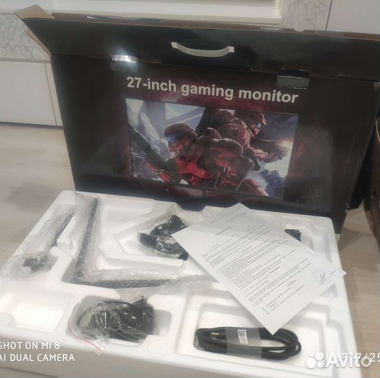 Новый игровой монитор 27 дюймов