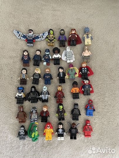 Lego marvel минифигурки